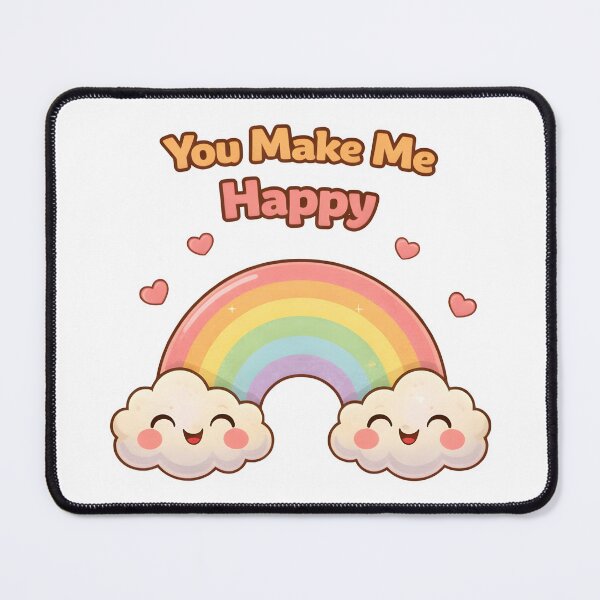 Item preview, You Make Me Happy Cute Rainbow Love Kawaii Shirt. designed and sold by The-T-In-Retro.