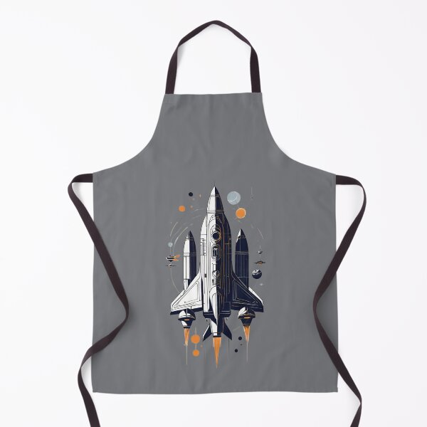 Item preview, Vintage Rocket Launch Space Exploration Art designed and sold by AlxVel.