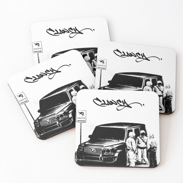 Item preview, fLuxury Streetwear G Wagon T-Shirt – Urban Graffiti Car Graphic Tee, Black & White Aesthetic Hype Shirt designed and sold by clancypwtees.