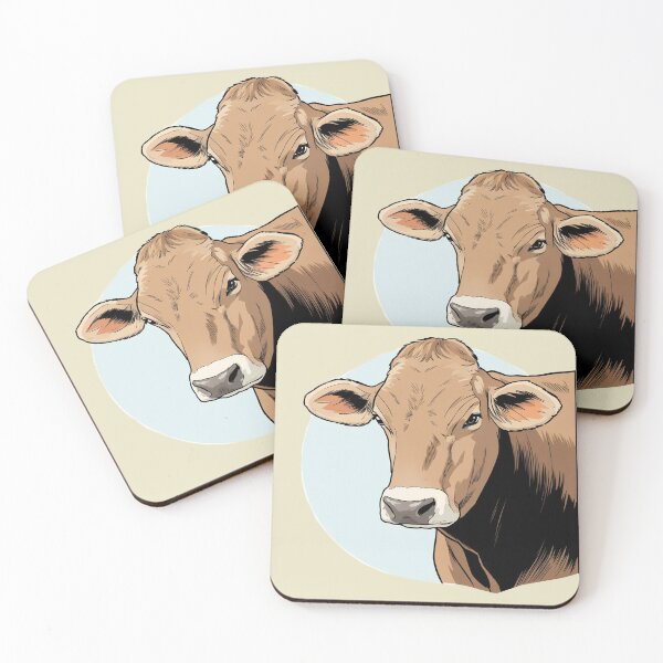 Item preview, Brown Swiss Cow Manga Art designed and sold by lbgearhart.