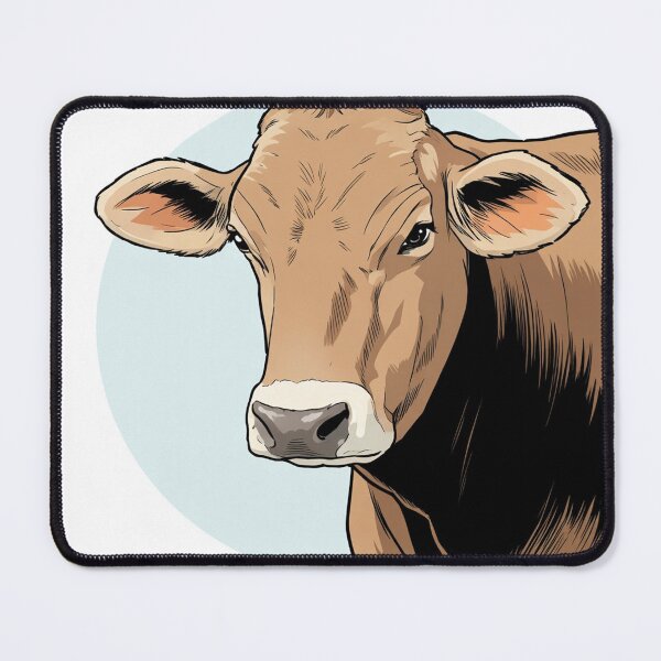 Item preview, Brown Swiss Cow Manga Art designed and sold by lbgearhart.