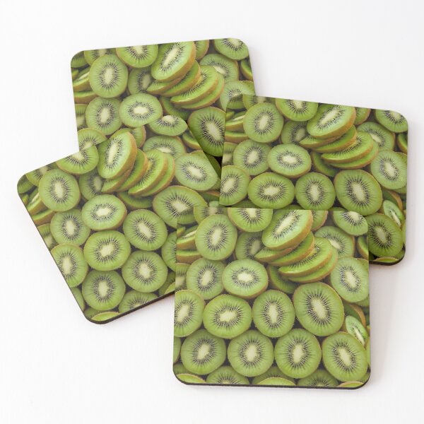 Item preview, Vibrant Kiwi Slices Pattern | Green Tropical Fruit Art | Fresh and Fruity Decor designed and sold by SergioMiklos.