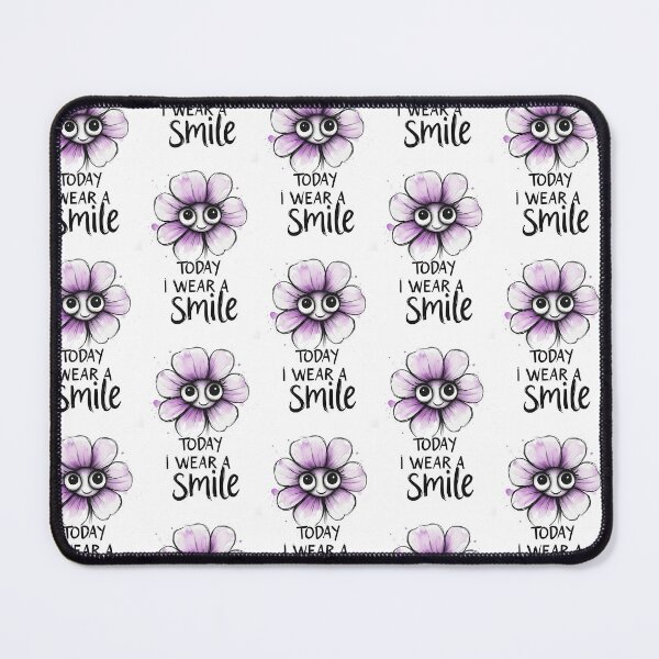 Item preview, Purple Daisy Smile Series #3 -Today I Wear A Smile designed and sold by Poppflix-TM.