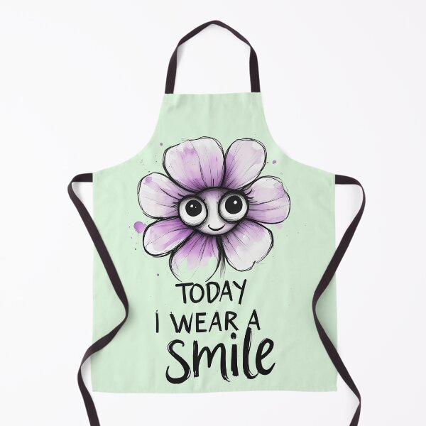 Item preview, Purple Daisy Smile Series #3 -Today I Wear A Smile designed and sold by Poppflix-TM.