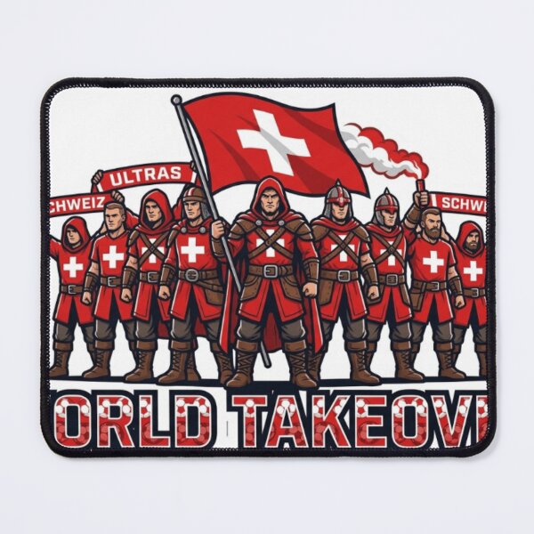 Item preview, Switzerland Soccer Fans Power Rise Sticker 2026 Football Supporters designed and sold by Imaginarium of Chaos falcon88 .