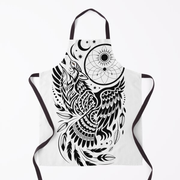 Item preview, Sacred Totem Wolf and Eagle Dreamcatcher designed and sold by Ossvio.