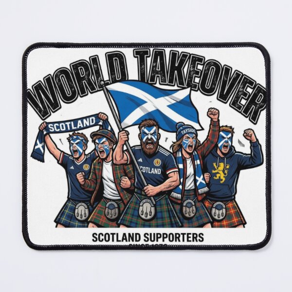 Item preview, Scotland Soccer Fans Tartan Power Sticker 2026 Football Supporters designed and sold by Imaginarium of Chaos falcon88 .
