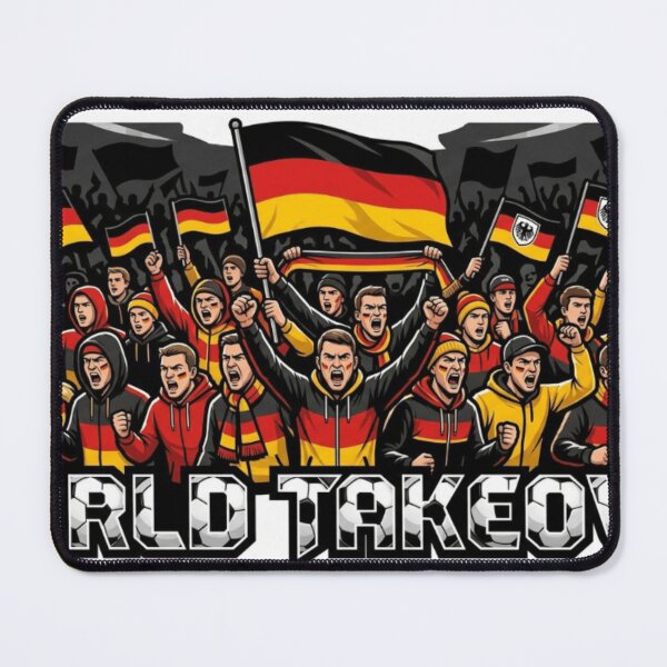 Item preview, Germany Soccer Fans Iron Power Sticker 2026 Football Supporters designed and sold by Imaginarium of Chaos falcon88 .
