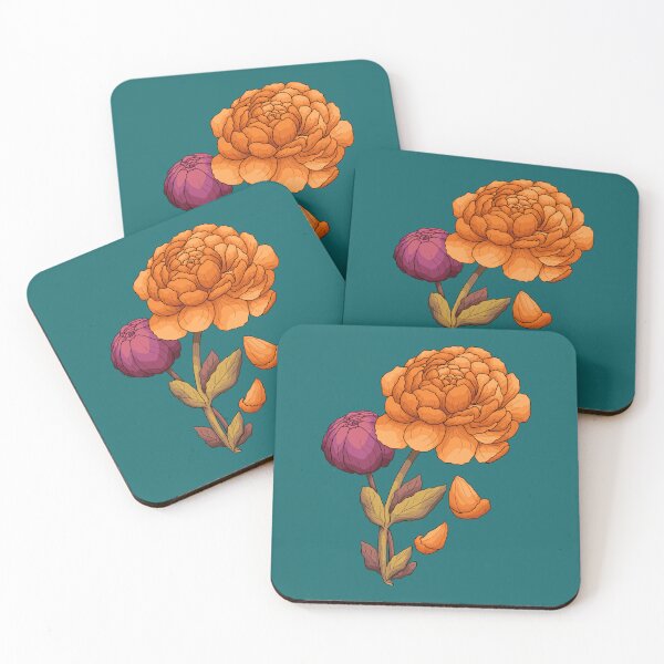 Item preview, Autumn Peonies designed and sold by Wonderspell Studio.