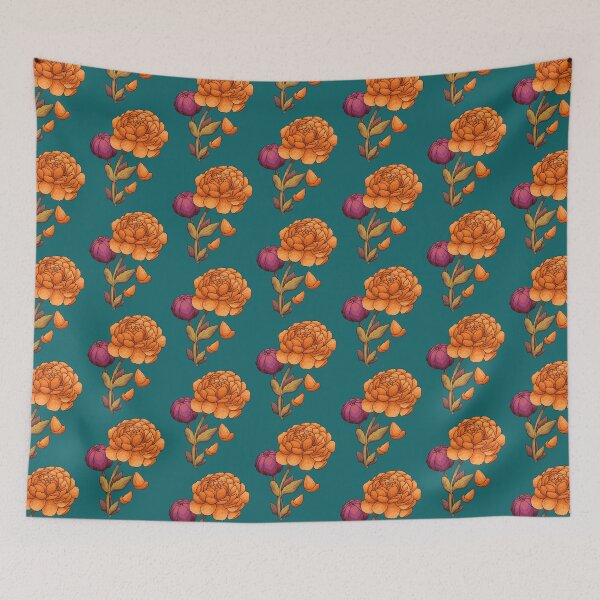 Item preview, Autumn Peonies designed and sold by Wonderspell Studio.