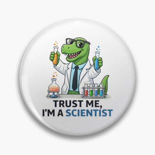 Item preview, Funny Dinosaur Scientist Shirt Trust Me I'm A Scientist Humor designed and sold by Motivora.