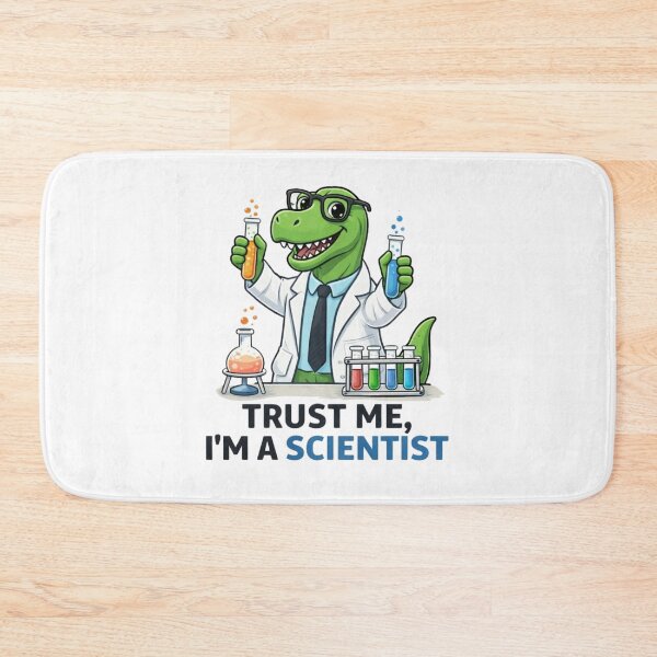 Item preview, Funny Dinosaur Scientist Shirt Trust Me I'm A Scientist Humor designed and sold by Motivora.