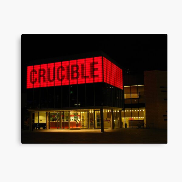 "The Crucible, Sheffield" Canvas Print for Sale by wiggyofipswich