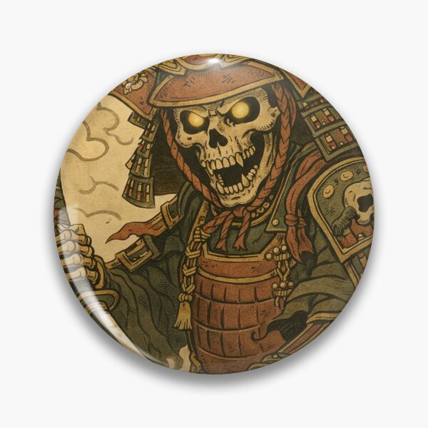 Item preview, Skeleton Samurai with Sword designed and sold by kaxoniver.