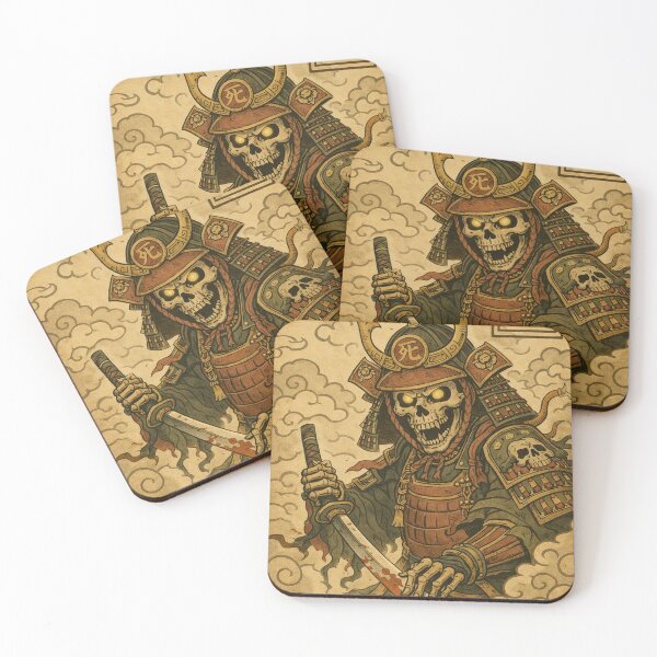 Item preview, Skeleton Samurai with Sword designed and sold by kaxoniver.