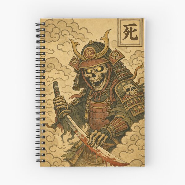 Item preview, Skeleton Samurai with Sword designed and sold by kaxoniver.
