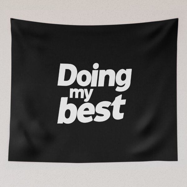 Item preview, Doing My Best Motivational Typography | Positive Mindset Quote Design designed and sold by StickerHavenn.