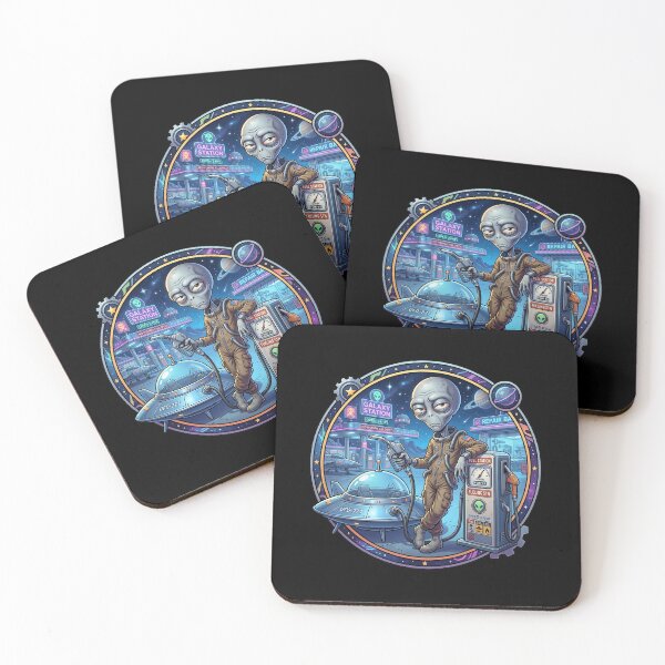 Item preview, Out of Gas Alien at Space Station designed and sold by Sunkhung.