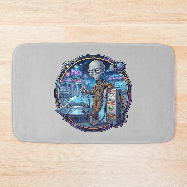 Item preview, Out of Gas Alien at Space Station designed and sold by Sunkhung.