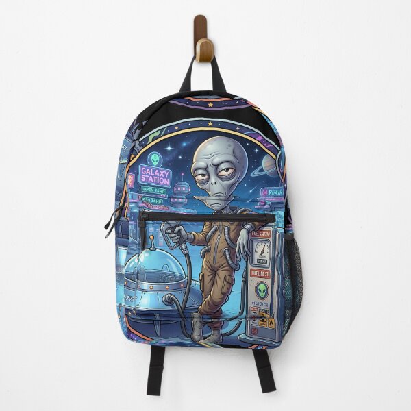 Item preview, Out of Gas Alien at Space Station designed and sold by Sunkhung.