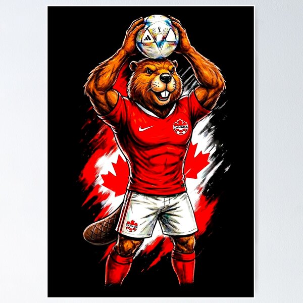 Item preview, Canada Mascot World Cup 2026 Football Power designed and sold by Not Hugo.