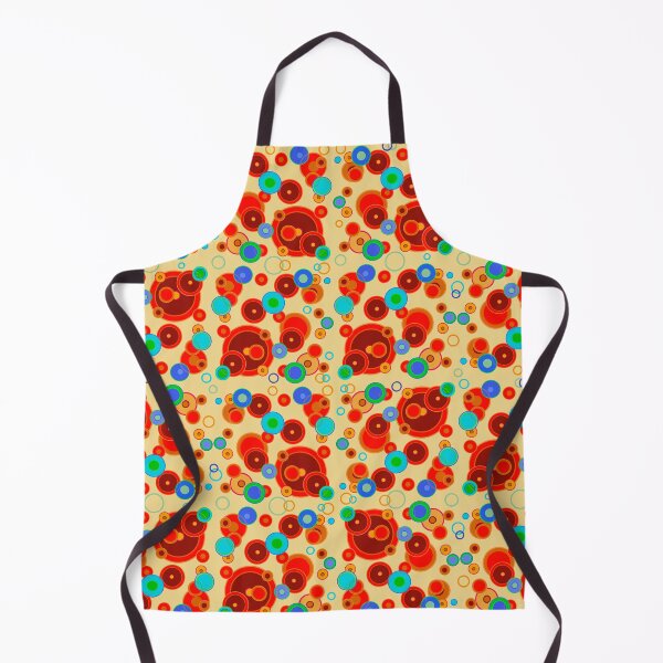 Item preview, Warm Dynamic Circles Pattern in Rich Colors designed and sold by anamariafischer.