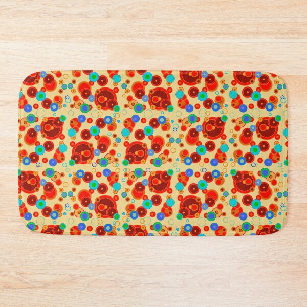 Item preview, Warm Dynamic Circles Pattern in Rich Colors designed and sold by anamariafischer.