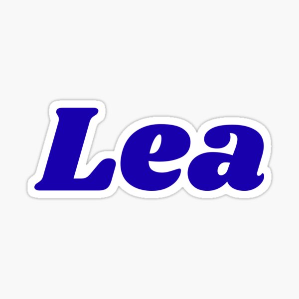 Lea Name Stickers for Sale | Redbubble