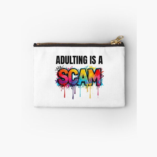 Item preview, Adulting is a scam designed and sold by Tragedyshop.