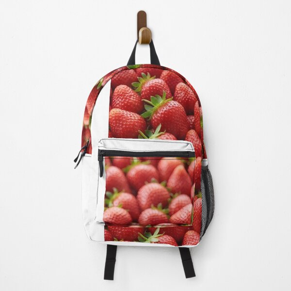 Item preview, Vibrant Red Strawberry Cluster | Juicy Tropical Fruit Pattern | Fresh Kitchen Decor designed and sold by SergioMiklos.