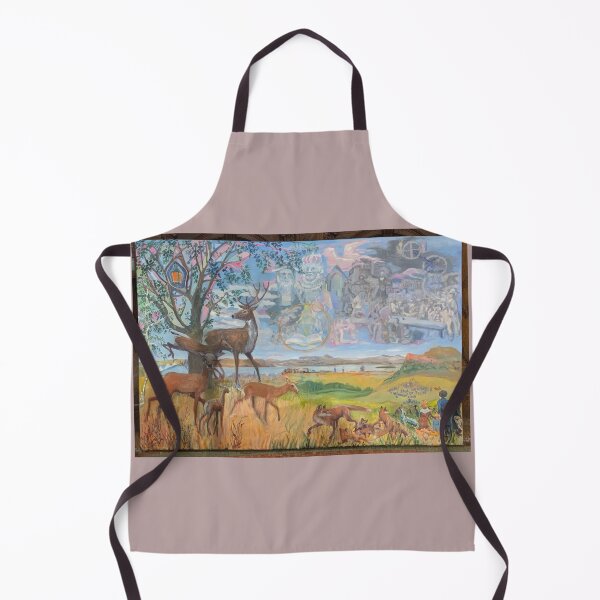Item preview, Spirit of Edinburgh panarama with deer, foxes and history designed and sold by Helen Imogen Field.