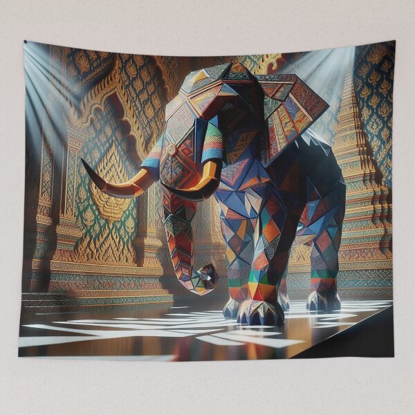Item preview, Elephant in Paper Folds  designed and sold by Vanich-Panich.