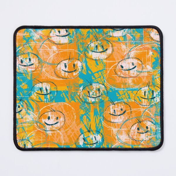 Item preview, Smiley faces Doodle Pattern designed and sold by IvysCreativityHouse.