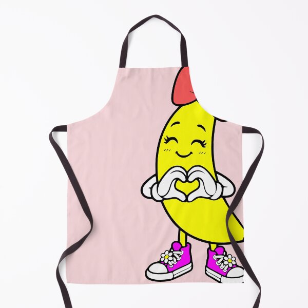 Item preview, Cute Coquette Banana with pink Bow and Heart hands designed and sold by Peetacho.