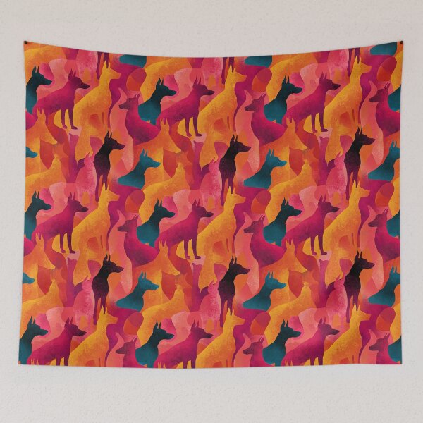 Item preview, Minimalistic Urban Dog Camouflage Pattern  - Gifts For Girlfriend designed and sold by RoyalStarsPatts.