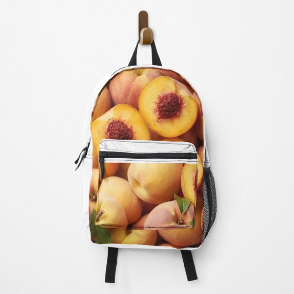 Item preview, Vibrant Peaches Cluster | Sweet Summer Fruit Pattern | Fresh Kitchen Wall Art designed and sold by SergioMiklos.