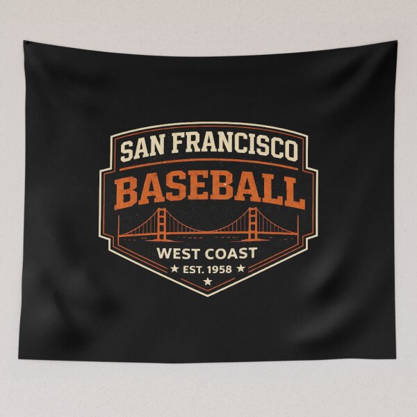 Item preview, San Francisco Baseball Vintage Shirt West Coast Baseball EST 1958 Retro Tee designed and sold by GhostDawgs.