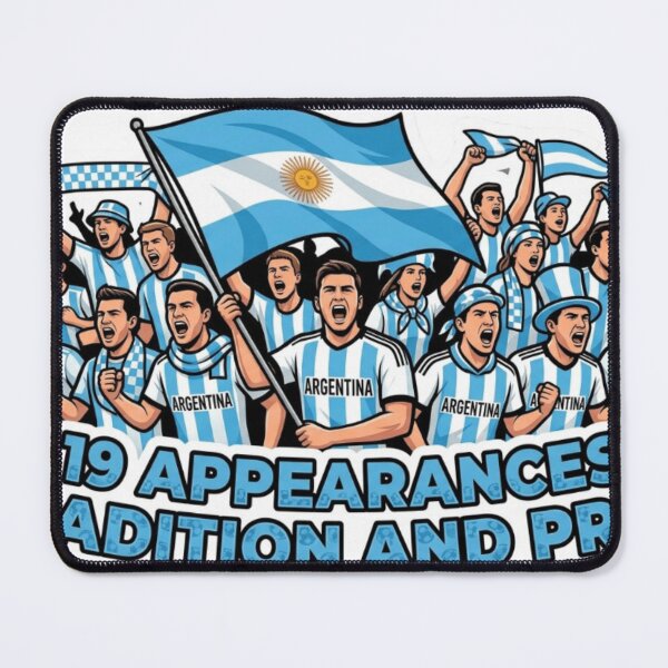 Item preview, Argentina Soccer Fans Sticker Tradition Pride 19 Appearances designed and sold by Imaginarium of Chaos falcon88 .