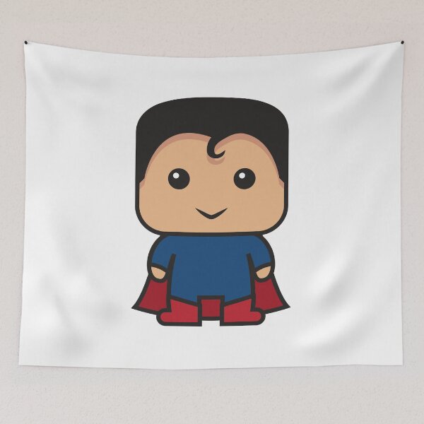 Item preview, Cute Superhero Baby Cartoon – Minimal Chibi Hero Design | Kids Style Graphic Tee designed and sold by amareshdas008.
