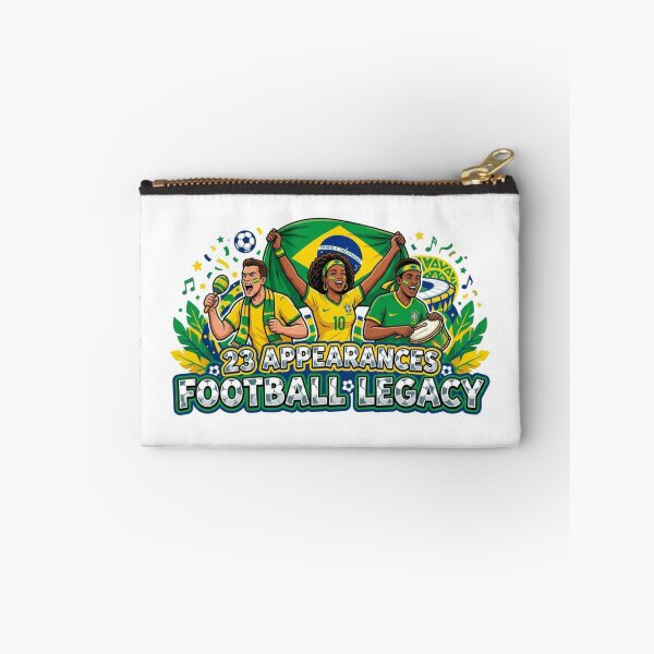 Item preview, Brazil Soccer Fans Sticker Football Legacy 23 Appearances designed and sold by Imaginarium of Chaos falcon88 .