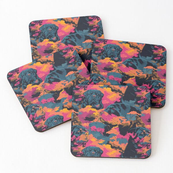 Item preview, Colorful Wild Dog Camouflage Texture  - Christmas Gifts For Husband designed and sold by RoyalStarsPatts.