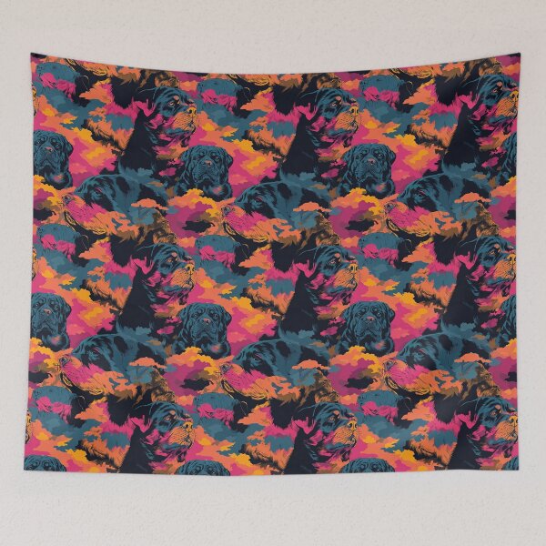 Item preview, Colorful Wild Dog Camouflage Texture  - Christmas Gifts For Husband designed and sold by RoyalStarsPatts.