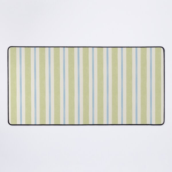 Item preview, Soft painted stripes | Pistachio green and blue cottagecore designed and sold by Illustrated by Nat.