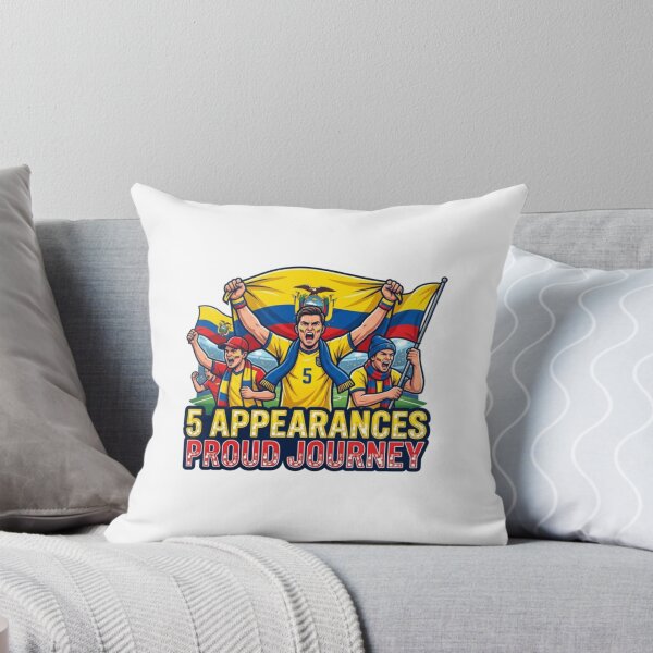 Item preview, Ecuador Soccer Fans Sticker Proud Journey 5 Appearances designed and sold by Imaginarium of Chaos falcon88 .