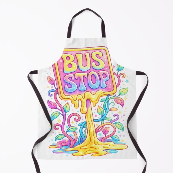 Item preview, Bus Stop Aesthetic Street Scene Art designed and sold by SoftSproutstu.