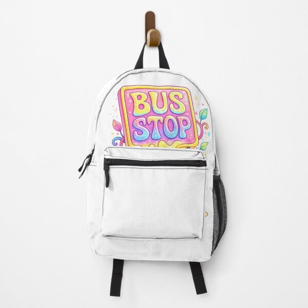Item preview, Bus Stop Aesthetic Street Scene Art designed and sold by SoftSproutstu.