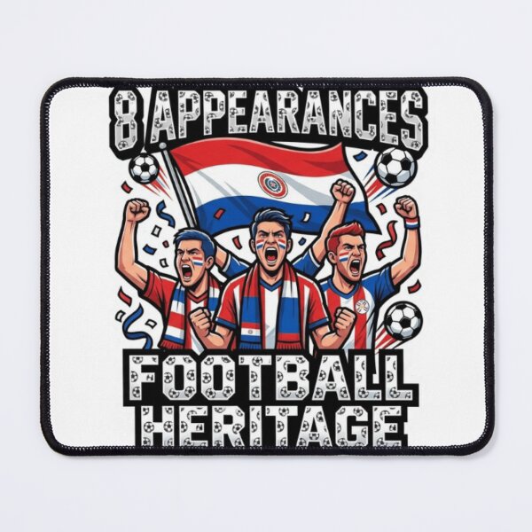 Item preview, Paraguay Soccer Fans Sticker Football Heritage 8 Appearances designed and sold by Imaginarium of Chaos falcon88 .
