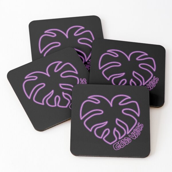 Item preview, Good Vibes | Neon Monstera designed and sold by aevra-life.