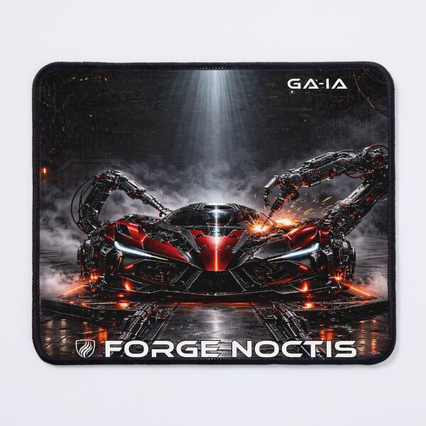 Item preview, FORGE NOCTIS – Futuristic Car Poster, Industrial Sci-Fi Automotive Art — GA-IA designed and sold by GAIAStudioArt.