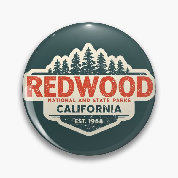Item preview, Redwood National and State Parks - California designed and sold by GoodOldVintage.